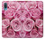 W2943 Pink Rose Hard Case and Leather Flip Case For Samsung Galaxy A04, Galaxy A02, M02