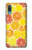 W3408 Lemon Hard Case and Leather Flip Case For Samsung Galaxy A04, Galaxy A02, M02