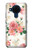 W1859 Rose Pattern Hard Case and Leather Flip Case For Nokia 5.4