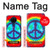 W1870 Tie Dye Peace Hard Case and Leather Flip Case For Nokia 5.4