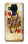 W2833 Poker Card Queen Hearts Hard Case and Leather Flip Case For Nokia 5.4