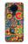 W3272 Colorful Pattern Hard Case and Leather Flip Case For Nokia 5.4