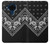 W3363 Bandana Black Pattern Hard Case and Leather Flip Case For Nokia 5.4