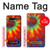 W2985 Colorful Tie Dye Texture Hard Case and Leather Flip Case For LG K51S