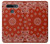 W3355 Bandana Red Pattern Hard Case and Leather Flip Case For LG K51S