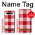 W3535 Red Gingham Hard Case and Leather Flip Case For LG K51S