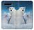 W0285 Polar Bear Family Arctic Hard Case and Leather Flip Case For LG K41S