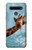 W3680 Cute Smile Giraffe Hard Case and Leather Flip Case For LG K41S