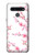 W3707 Pink Cherry Blossom Spring Flower Hard Case and Leather Flip Case For LG K41S