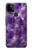 W3713 Purple Quartz Amethyst Graphic Printed Hard Case and Leather Flip Case For Google Pixel 5A 5G