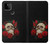 W3753 Dark Gothic Goth Skull Roses Hard Case and Leather Flip Case For Google Pixel 5A 5G