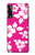 W2246 Hawaiian Hibiscus Pink Pattern Hard Case and Leather Flip Case For LG Stylo 7 4G