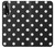 W2299 Black Polka Dots Hard Case and Leather Flip Case For LG Stylo 7 4G