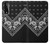 W3363 Bandana Black Pattern Hard Case and Leather Flip Case For LG Stylo 7 5G