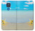 W0911 Relax at the Beach Hard Case and Leather Flip Case For Motorola Moto G Play (2021)