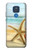 W1117 Starfish on the Beach Hard Case and Leather Flip Case For Motorola Moto G Play (2021)