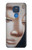 W1255 Buddha Face Hard Case and Leather Flip Case For Motorola Moto G Play (2021)