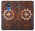 W2766 Ship Wheel Rusty Texture Hard Case and Leather Flip Case For Motorola Moto G Play (2021)