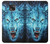 W0752 Blue Fire Grim Wolf Hard Case and Leather Flip Case For Motorola Moto G Power (2021)