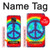 W1870 Tie Dye Peace Hard Case and Leather Flip Case For Motorola Moto G Power (2021)