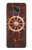 W2766 Ship Wheel Rusty Texture Hard Case and Leather Flip Case For Motorola Moto G Power (2021)