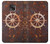 W2766 Ship Wheel Rusty Texture Hard Case and Leather Flip Case For Motorola Moto G Power (2021)