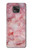 W2843 Pink Marble Texture Hard Case and Leather Flip Case For Motorola Moto G Power (2021)
