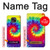 W2884 Tie Dye Swirl Color Hard Case and Leather Flip Case For Motorola Moto G Power (2021)