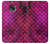 W3051 Pink Mermaid Fish Scale Hard Case and Leather Flip Case For Motorola Moto G Power (2021)