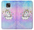 W3256 Cute Unicorn Cartoon Hard Case and Leather Flip Case For Motorola Moto G Power (2021)