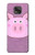 W3269 Pig Cartoon Hard Case and Leather Flip Case For Motorola Moto G Power (2021)