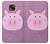 W3269 Pig Cartoon Hard Case and Leather Flip Case For Motorola Moto G Power (2021)