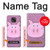 W3269 Pig Cartoon Hard Case and Leather Flip Case For Motorola Moto G Power (2021)