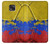 W3306 Colombia Flag Vintage Football Graphic Hard Case and Leather Flip Case For Motorola Moto G Power (2021)