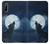 W3693 Grim White Wolf Full Moon Hard Case and Leather Flip Case For Sony Xperia 10 III