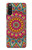 W3694 Hippie Art Pattern Hard Case and Leather Flip Case For Sony Xperia 10 III