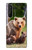 W3558 Bear Family Hard Case and Leather Flip Case For Sony Xperia 1 III