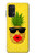 W2443 Funny Pineapple Sunglasses Kiss Hard Case and Leather Flip Case For Samsung Galaxy A32 4G