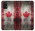 W2490 Canada Maple Leaf Flag Texture Hard Case and Leather Flip Case For Samsung Galaxy A32 4G