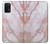 W3482 Soft Pink Marble Graphic Print Hard Case and Leather Flip Case For Samsung Galaxy A32 4G