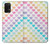 W3499 Colorful Heart Pattern Hard Case and Leather Flip Case For Samsung Galaxy A32 4G