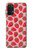 W3719 Strawberry Pattern Hard Case and Leather Flip Case For Samsung Galaxy A32 4G