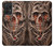 W1675 Skull Blood Tattoo Hard Case and Leather Flip Case For Samsung Galaxy A52, Galaxy A52 5G