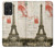 W2108 Eiffel Tower Paris Postcard Hard Case and Leather Flip Case For Samsung Galaxy A52, Galaxy A52 5G