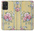 W2229 Vintage Flowers Hard Case and Leather Flip Case For Samsung Galaxy A52, Galaxy A52 5G