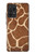 W2326 Giraffe Skin Hard Case and Leather Flip Case For Samsung Galaxy A52, Galaxy A52 5G