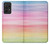 W3507 Colorful Rainbow Pastel Hard Case and Leather Flip Case For Samsung Galaxy A52, Galaxy A52 5G