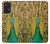 W0513 Peacock Hard Case and Leather Flip Case For Samsung Galaxy A72, Galaxy A72 5G