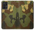 W1602 Camo Camouflage Graphic Printed Hard Case and Leather Flip Case For Samsung Galaxy A72, Galaxy A72 5G