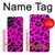 W1850 Pink Leopard Pattern Hard Case and Leather Flip Case For Samsung Galaxy A72, Galaxy A72 5G